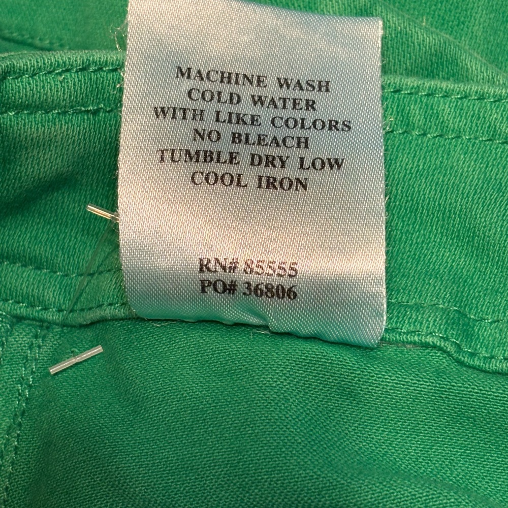 Daze Denim The Valley Short High Ride Patch Pocket Short Green Size 10/30 NWT - Picture 10 of 10